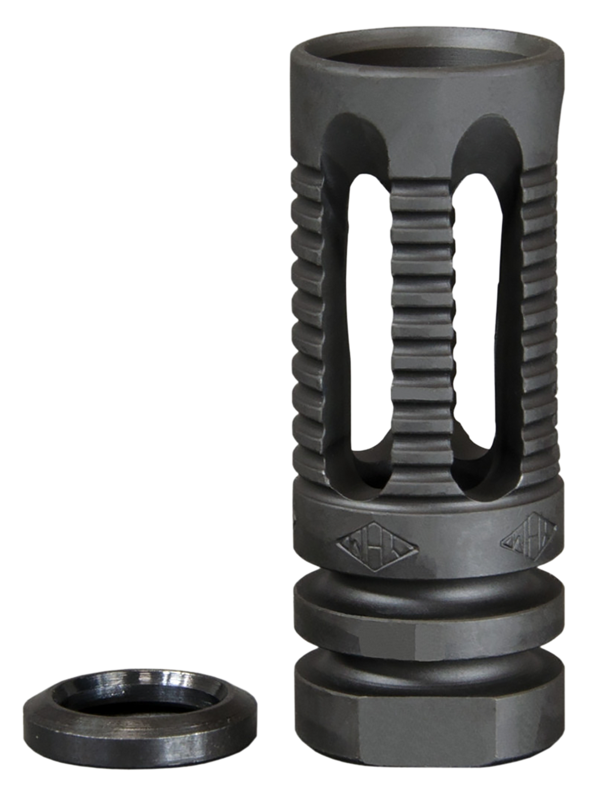 Yankee Hill Phantom 5.56x45mm NATO 1/2x28 Flash Hider - Black Steel