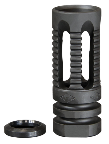 Yankee Hill Phantom 5.56x45mm NATO 1/2x28 Flash Hider - Black Steel