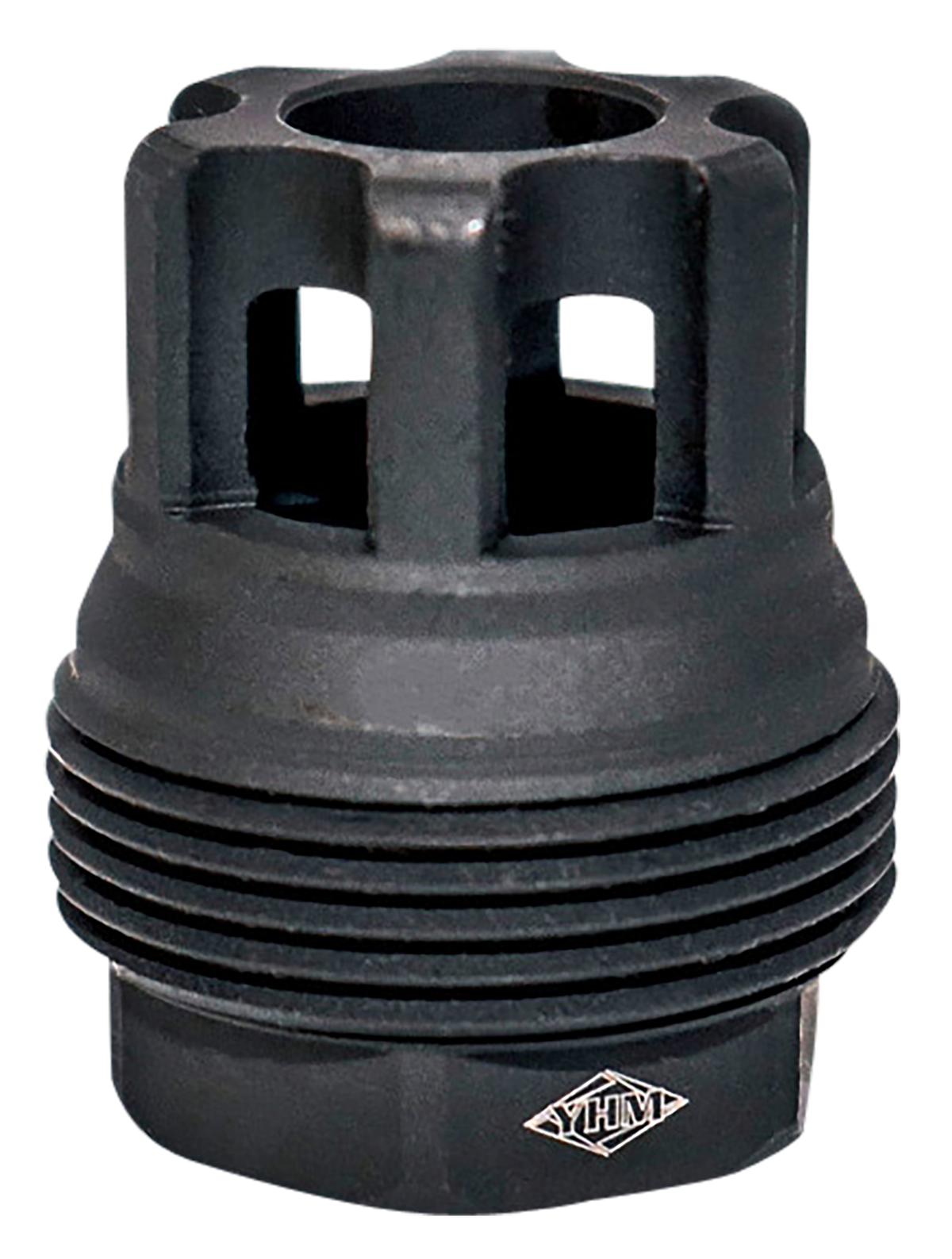Yankee Hill 4401MB28 sRx QD Mini Muzzle Brake 9mm 1/2x28 Black Phosphate Steel
