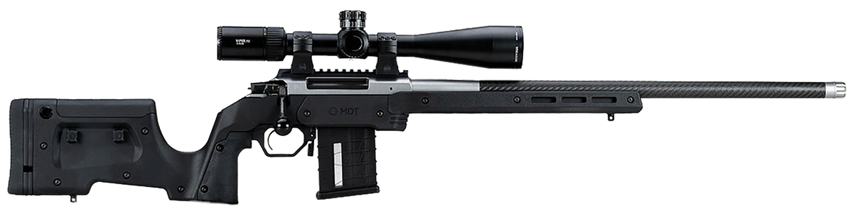 MDT Sporting Goods XRS Chassis Black Aluminum Short Action RH - Fits Howa 1500