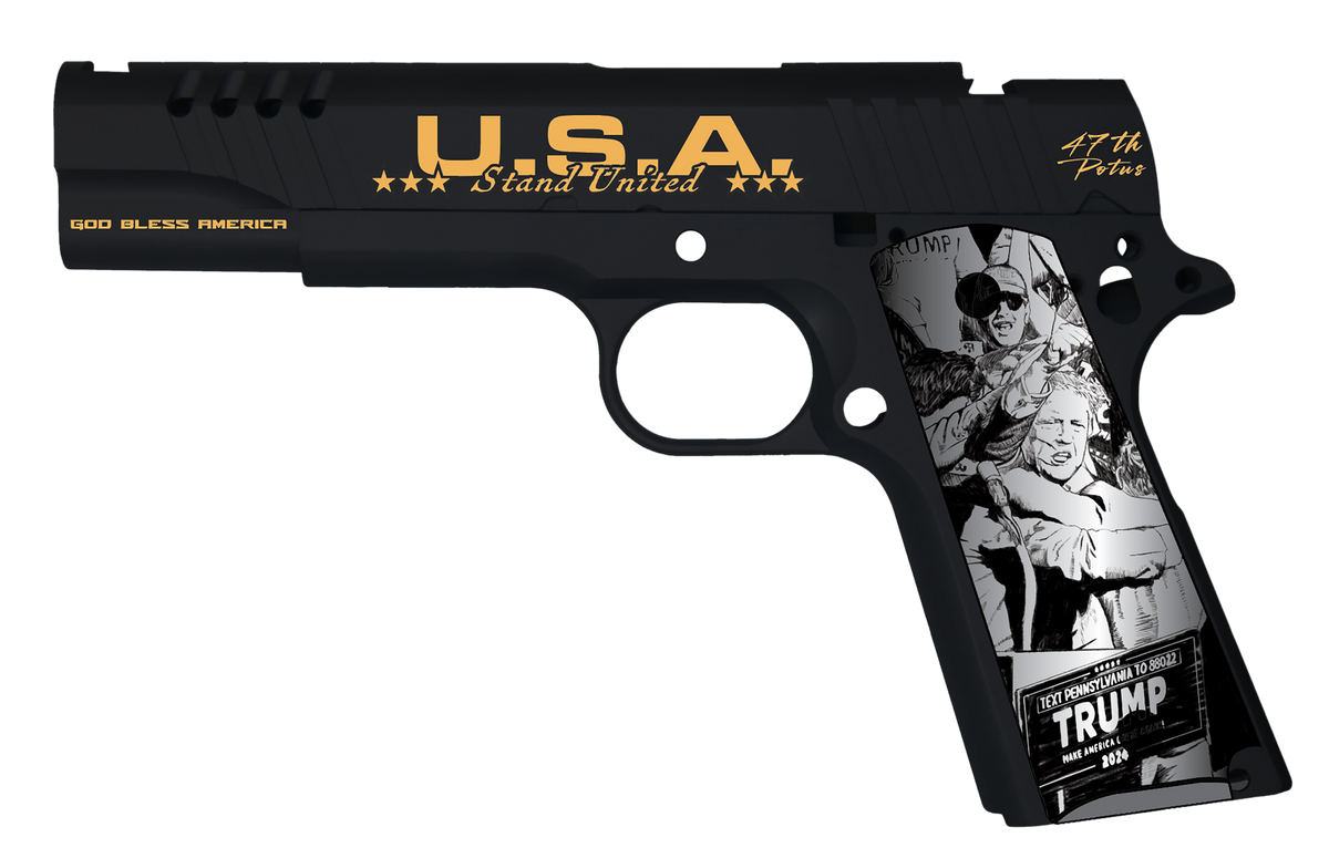 Auto Ordnance 1911 Trump Fight 45 ACP 5" 7+1 SAO Pistol