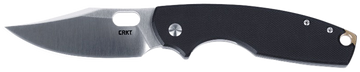 Columbia River CRKT Pilar IV 3.09" Folding Plain Satin D2 Steel Black G10/SS Handle Frame Lock