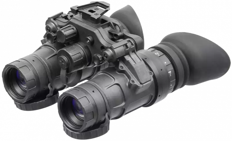 AGM Global Vision UNVG NL1 Gen 2+ Level 1 Night Vision Goggles 1x 64-72 Ip/mm Black
