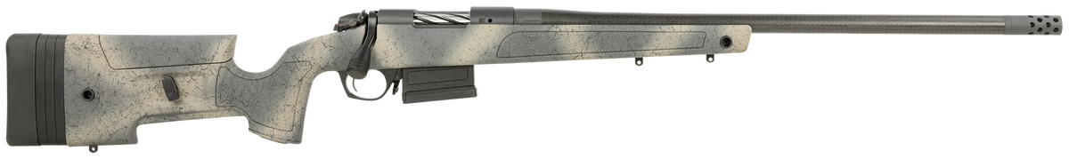 Bergara Rifles B-14 HMR Carbon Wilderness 6.5 Creedmoor 22" 5+1 Bolt-Action Rifle - Woodland Camo Mini-Chassis