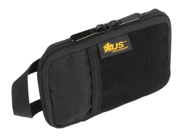 US PeaceKeeper P22045 EDC Pocket Organizer 4"x6" Black 1000D Nylon