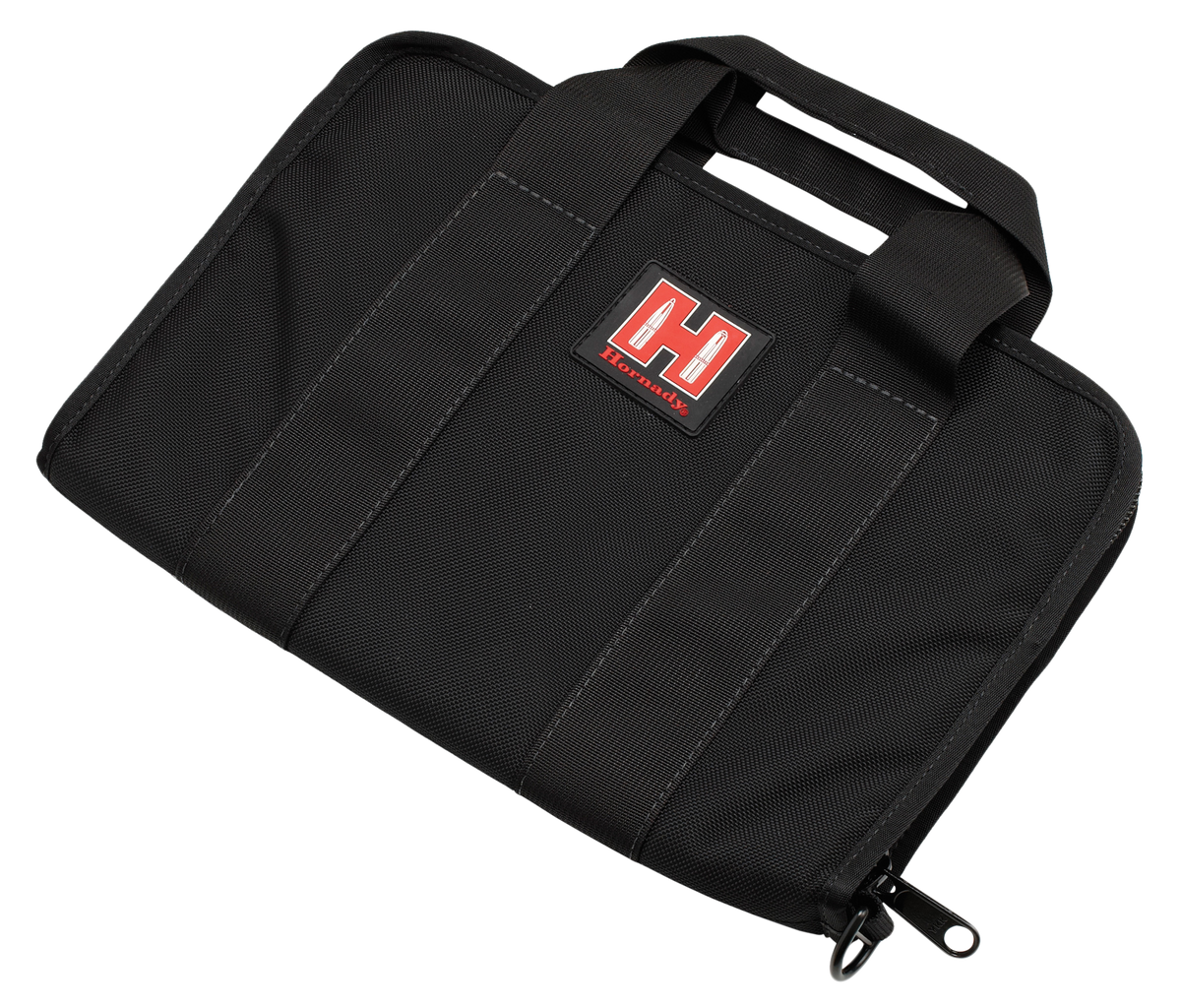 Hornady 99117 Soft Pistol Case Black/Red Cordura Single Handgun