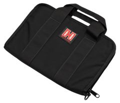 Hornady 99117 Soft Pistol Case Black/Red Cordura Single Handgun