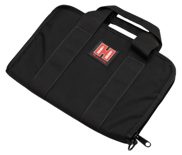 Hornady 99117 Soft Pistol Case Black/Red Cordura Single Handgun