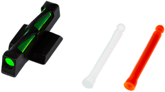 HiViz KB2015 LiteWave Front Sight for Kimber 1911 - Green/Red/White LitePipes, Black Steel