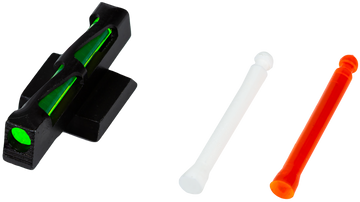 HiViz KB2015 LiteWave Front Sight for Kimber 1911 - Green/Red/White LitePipes, Black Steel