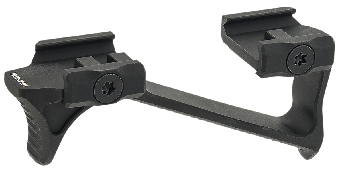Leapers UTG Ultra Slim Angled Foregrip Picatinny Matte Black Anodized Aluminum - MTAFGP01