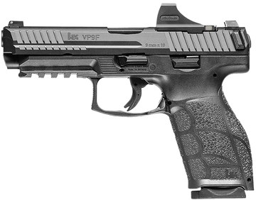 HK VP9A1 F 9mm 4.53" 15+1 Striker-Fired Pistol w/Holosun SCS