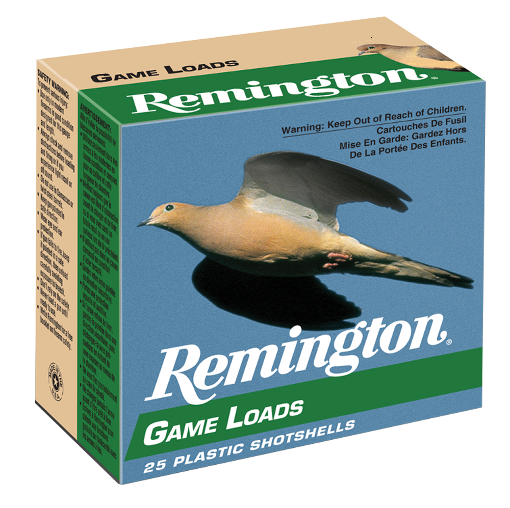 Remington Ammunition Game Load 20 Gauge 2.75" 7/8oz #7.5 Lead Shot 1225 fps - Box or Case