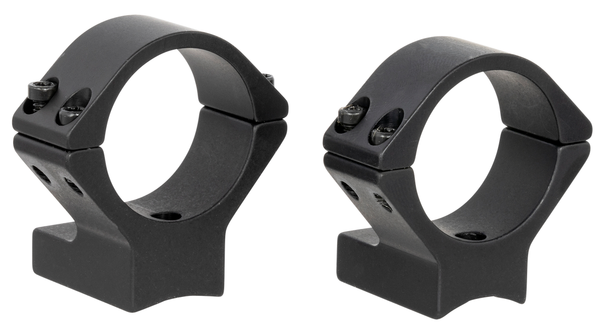 Talley 730702 Scope Mount/Ring Combo 30mm Tube Winchester Model 70 Low Rings 0 MOA - Black Anodized