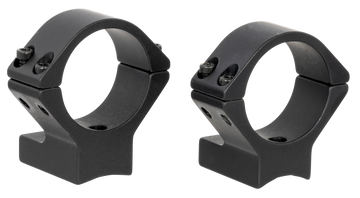Talley 730702 Scope Mount/Ring Combo 30mm Tube Winchester Model 70 Low Rings 0 MOA - Black Anodized