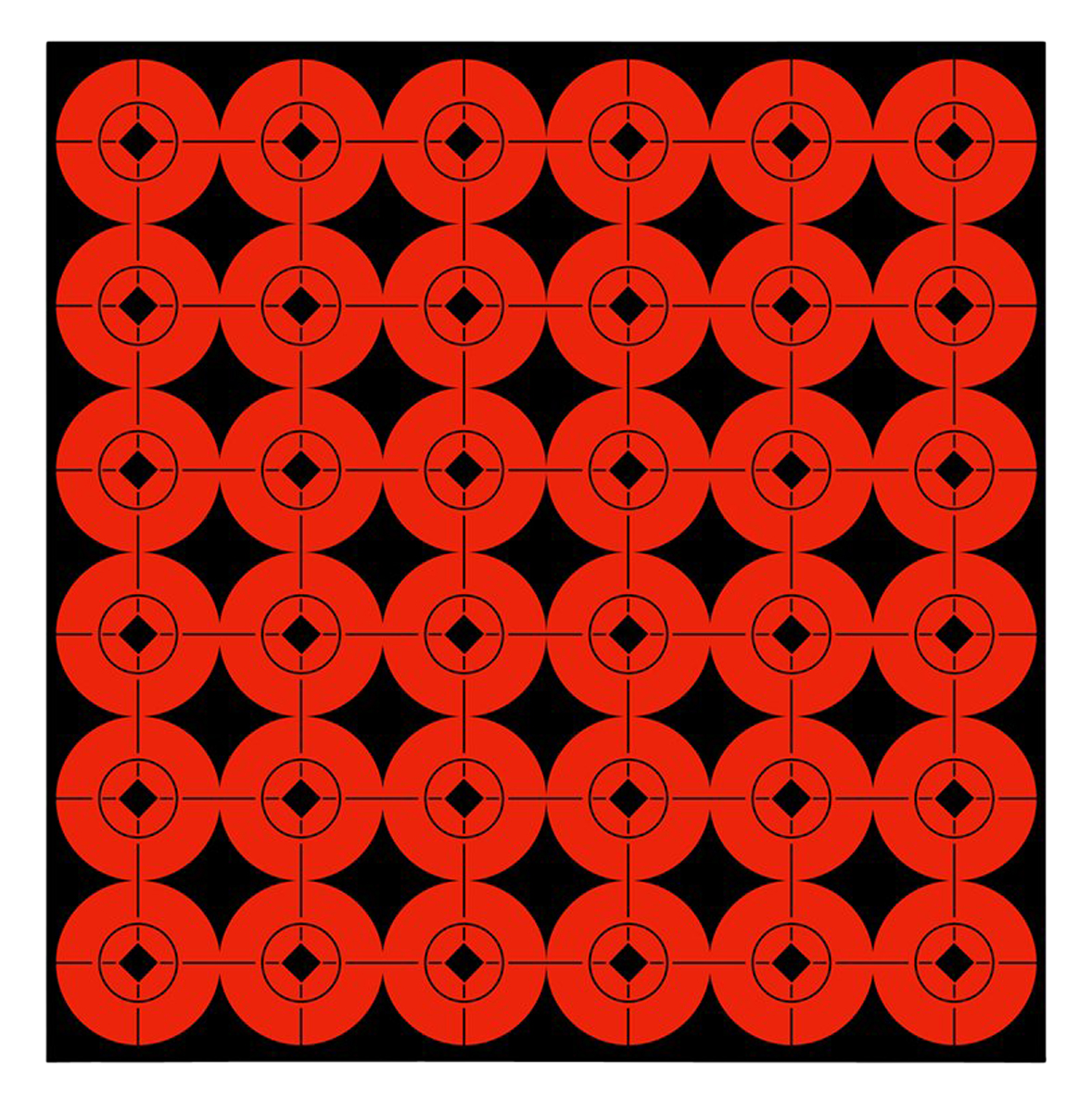 Birchwood Casey Target Spots 1" Bullseye Self-Adhesive Paper Black/Orange 360 Pack