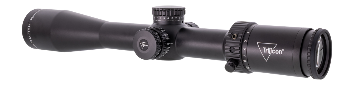 Trijicon Credo HX 2.5-15x42 30mm Tube SFP Riflescope - Satin Black
