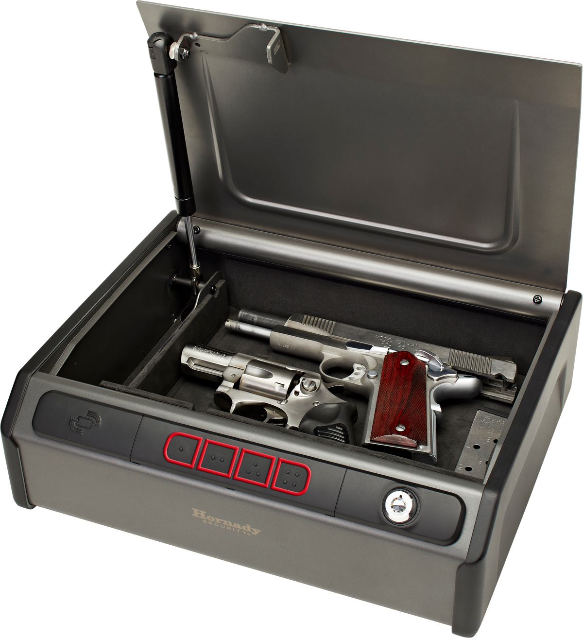 Hornady Rapid Safe Keypad Vault Gray Steel Holds 2 Handguns