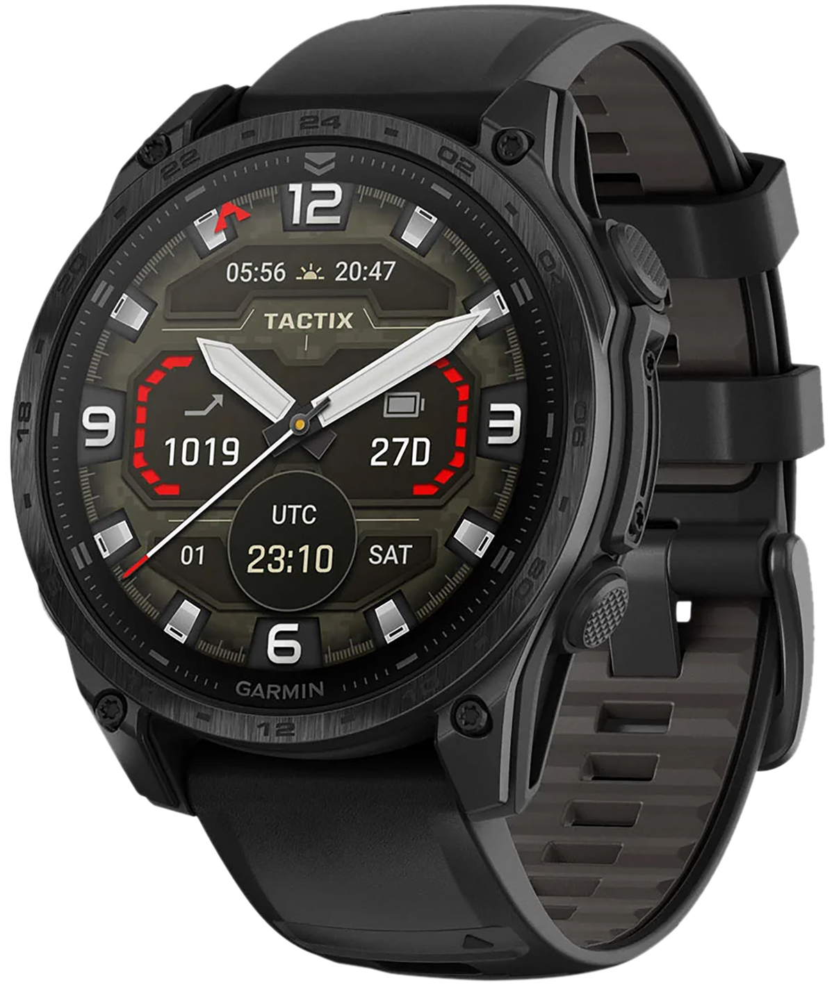 Garmin tactix 8 47mm AMOLED Sapphire Tactical GPS Smartwatch - Black