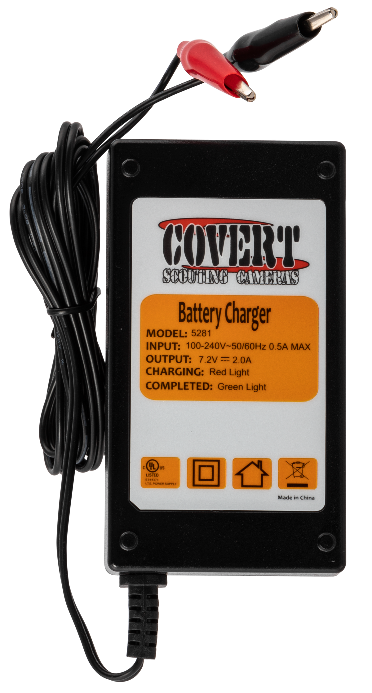 Covert Scouting Cameras LiFePO4 Wall Charger - 110V