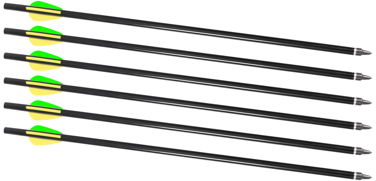 Traditions Firebolt 2216 Aluminum Arrow 16" 6 Pack - For Crackshot XBR
