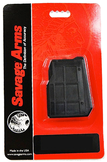 Savage 55250 Model 25 17 Hornet 4-Rd Black Polymer Detachable Magazine