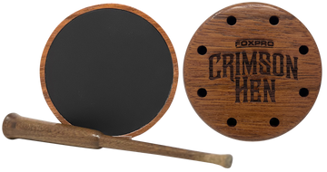 Foxpro Crimson Aluminum Friction Turkey Call Cherry Wood