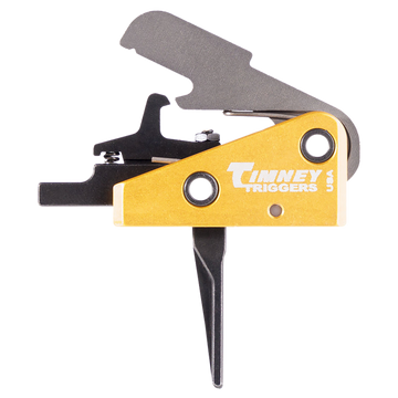 Timney Triggers 667SST Competition Trigger Single-Stage Straight 3 lb for AR-15 - Black/Gold
