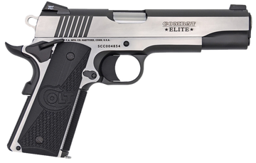Colt Mfg 1911 Combat Elite Government 9mm Luger 5" 9+1 SAO Pistol - Two-Tone Elite
