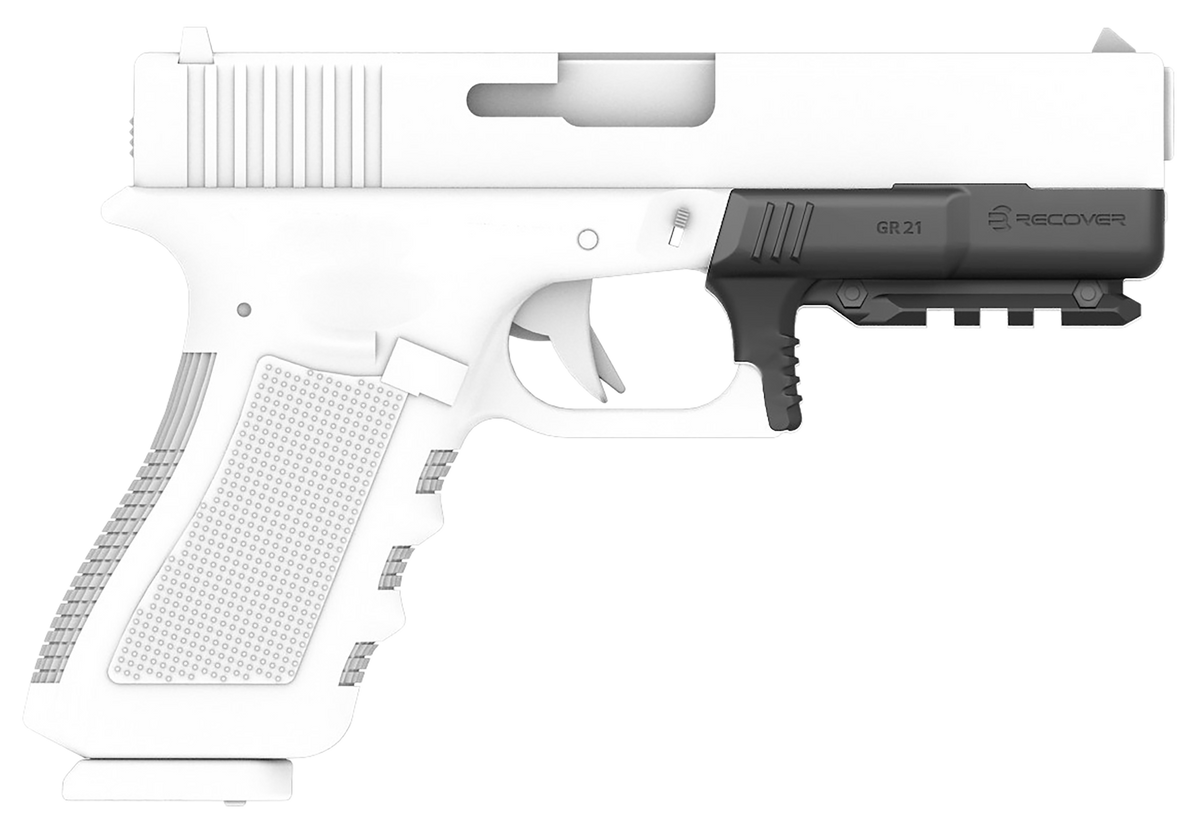 Recover Innovations GR2101 Rail Adapter for Glock 20 & 21 Gen 1/2 - Black Polymer