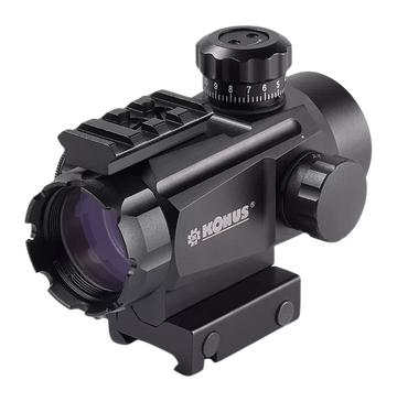 Konus KonusSight 1x35mm Red/Green 4 MOA Multi-Reticle Red Dot Sight - Matte Black
