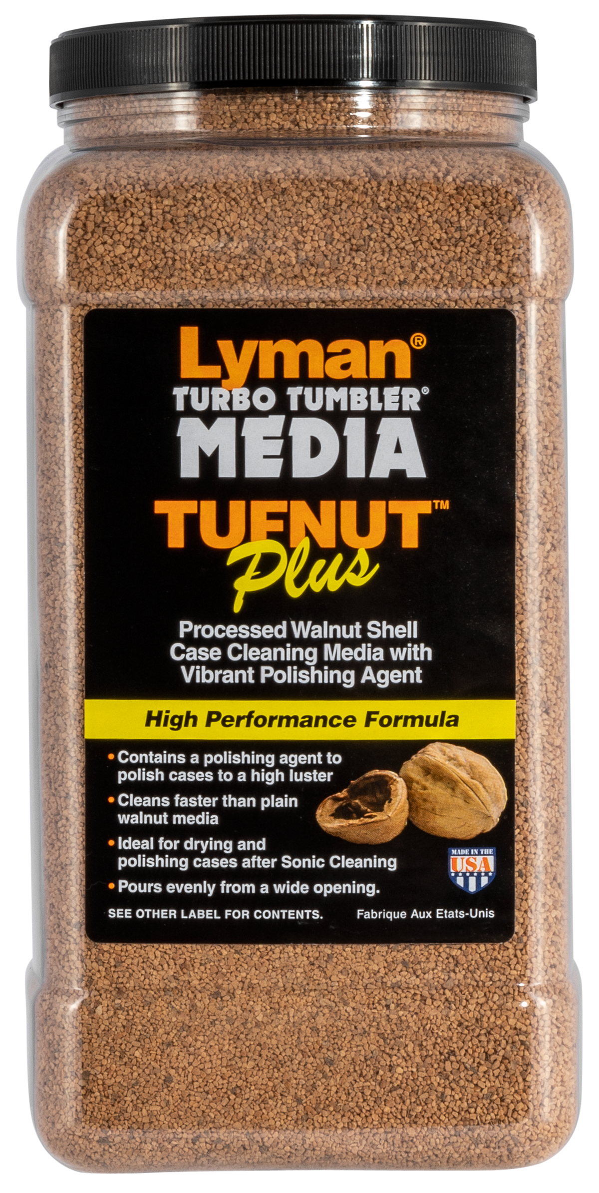 Lyman Turbo Tufnut Case Cleaning Media 5.75 lbs Treated Walnut Hull