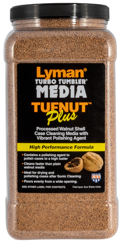 Lyman Turbo Tufnut Case Cleaning Media 5.75 lbs Treated Walnut Hull
