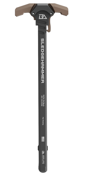 Breek Arms Sledgehammer AR-10/LR-308 7075-T6 Ambidextrous Charging Handle - FDE