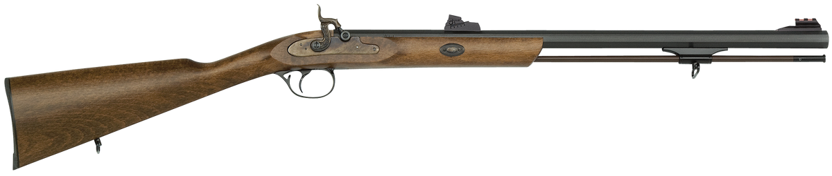 Traditions Deerhunter 50 Cal Percussion 24" Blued Octagon Hardwood Stock Single Shot Muzzleloader