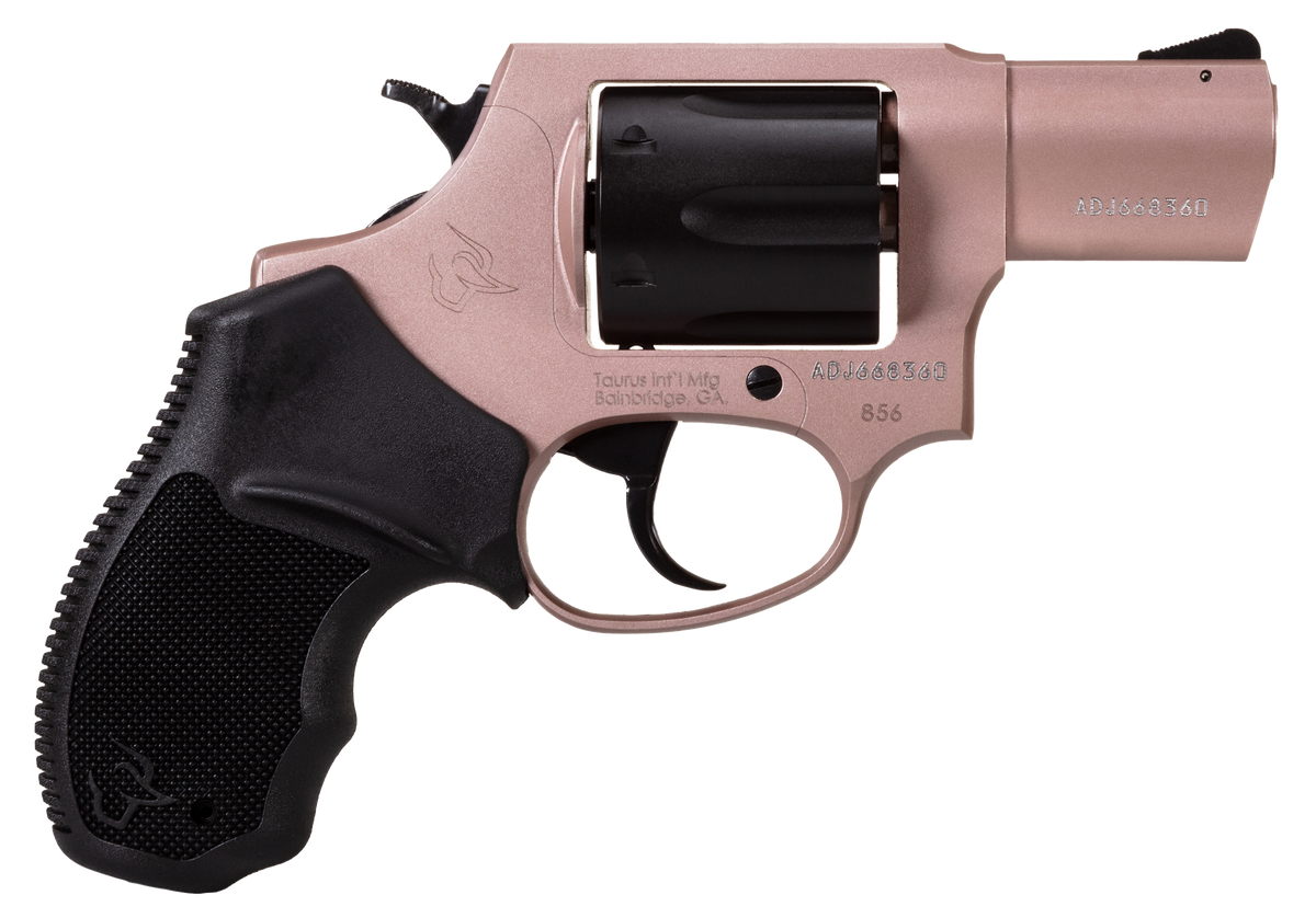 Taurus 856 Small 38 Special +P 2 in 6-Shot DA/SA Stainless Revolver - Rose Gold Cerakote