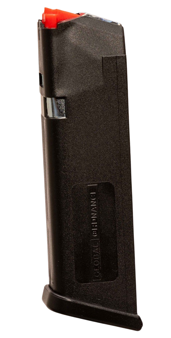 Global Ordnance Glock Style 9mm Luger 17rd Polymer/Steel Magazine - Black