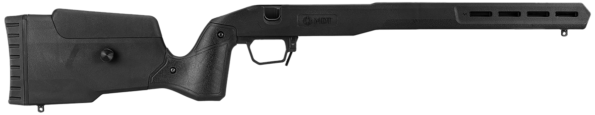 MDT Sporting Goods Field Stock Black Polymer Fits Tikka T3 Short Action