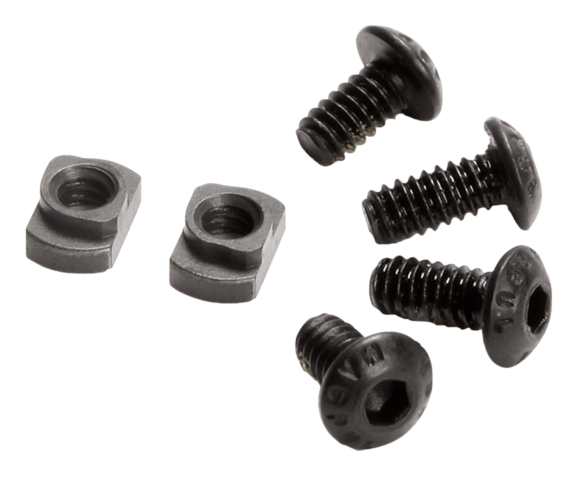 Magpul MAG615-BLK M-LOK T-Nut Replacement Set Chromoly Steel Black Manganese Phosphate