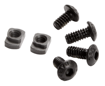 Magpul MAG615-BLK M-LOK T-Nut Replacement Set Chromoly Steel Black Manganese Phosphate
