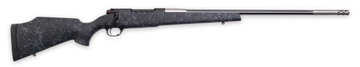 Weatherby Mark V Accumark 300 PRC 26" 3+1 Bolt-Action Rifle - Gray Webbed Black Stock