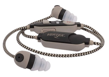 Radians Vertex VX-AC40 Electronic Ear Buds 21 dB NRR In The Ear Black/Gray