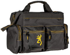 Browning Black & Gold Shooter's Bag 18"x12.5"x11" Black Ripstop Polyester