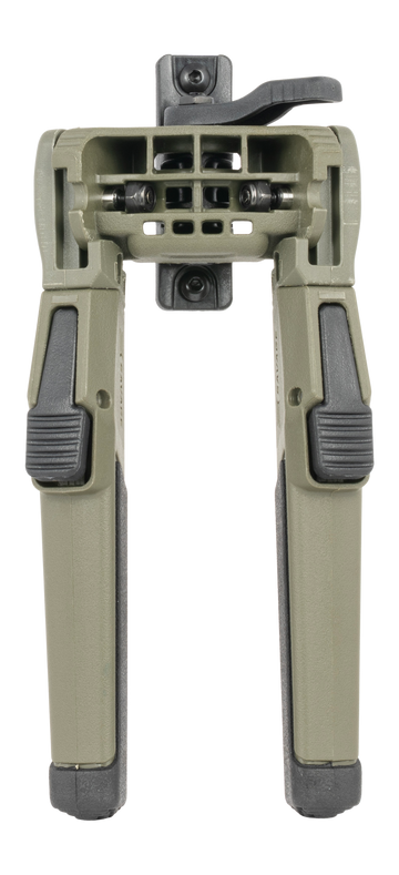 Savage 56450 M-LOK Bipod 7.20"-10" High Green Polymer