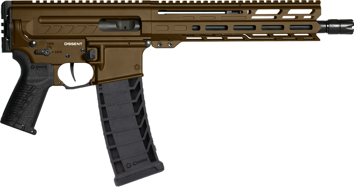 CMMG Dissent MK4 9mm Luger 10.50" 33+1 Semi-Auto Pistol - Midnight Bronze