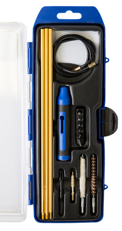 DAC GunMaster Hybrid Cleaning Kit .22 Cal Rifle 16-Piece Black/Blue