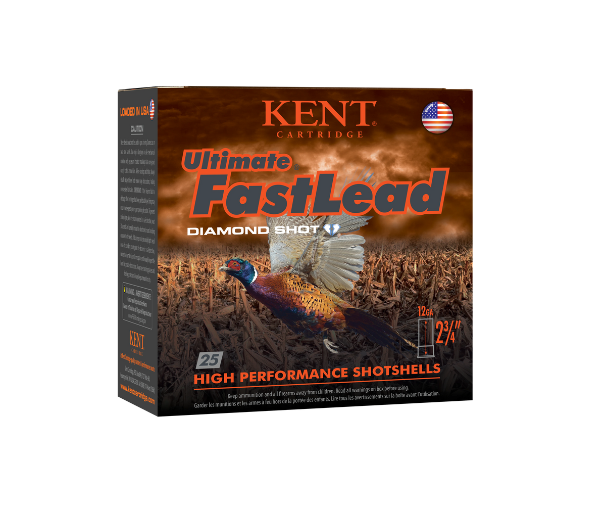 Kent Cartridge Ultimate Fast Lead 12 Gauge 2.75" 1 1/2 oz #6 Shot - Box or Case