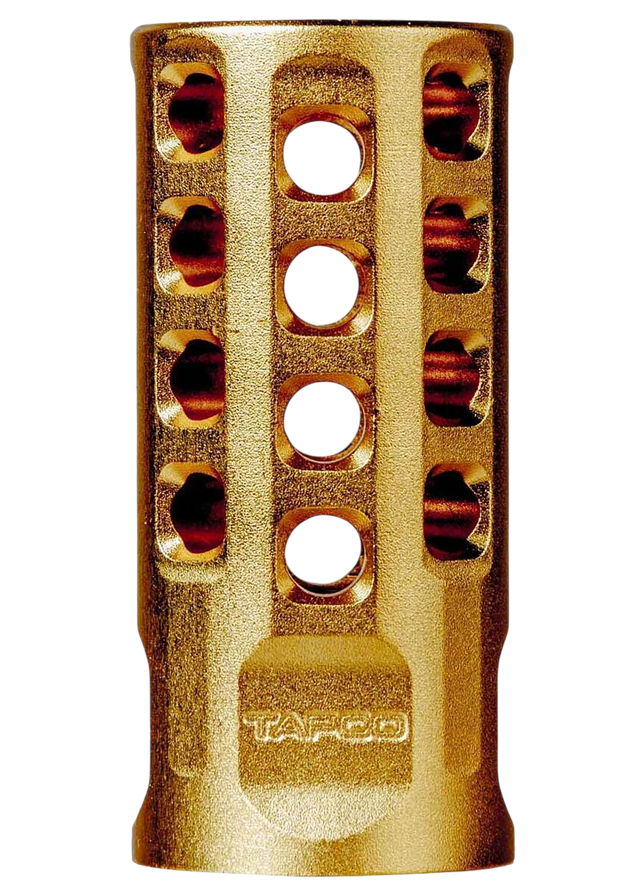 Tapco TAP22032 10/22 Muzzle Brake Gold Anodized Aluminum 1/2x28 .22 LR