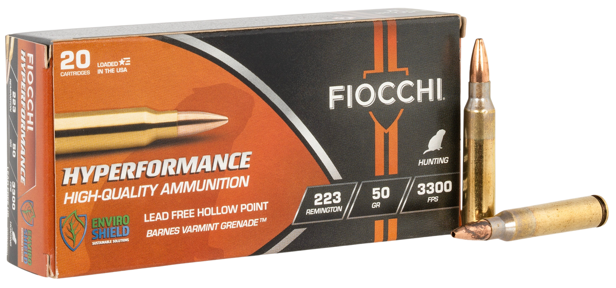 Fiocchi Hyperformance 223 Rem 50gr Hollow Point 20 Bx/10 Cs - Box or Case