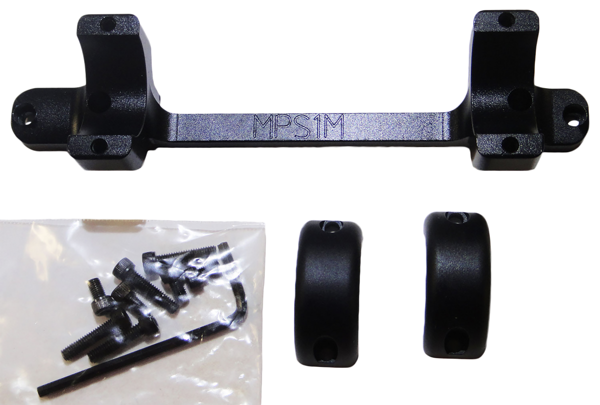 DNZ Game Reaper-Mossberg 1-Piece Scope Mount & Ring Combo 1" Medium Matte Black - Mossberg Patriot